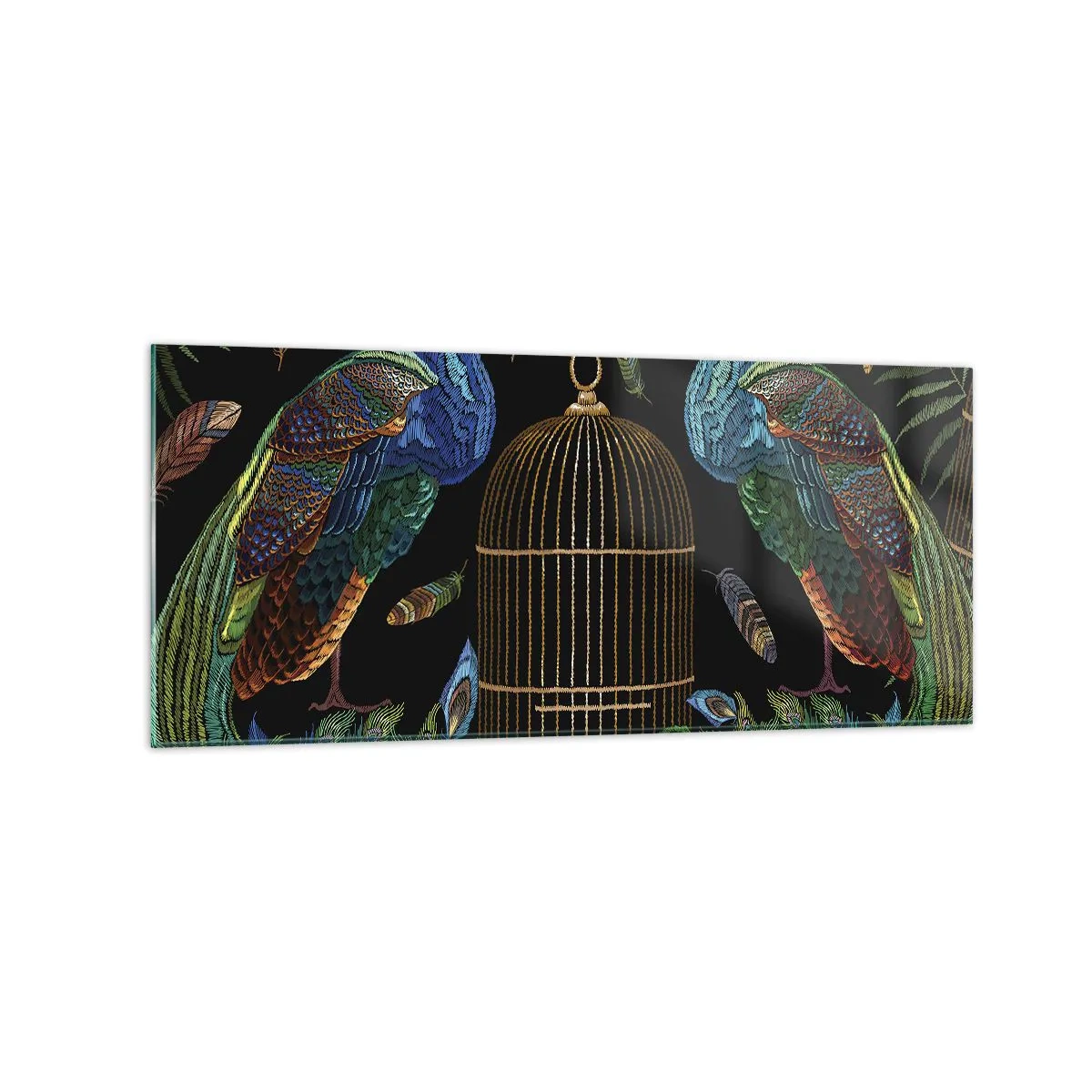 Tablou pe sticlă - În veșmânt regal - 120x50 cm