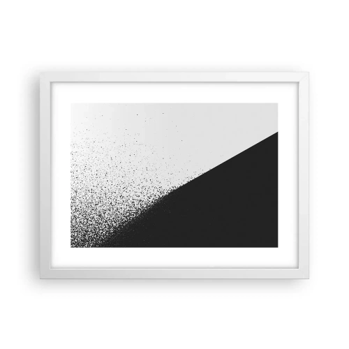 Poster în ramă albă - Din ce în ce mai repede, din ce în ce mai mult - 40x30 cm