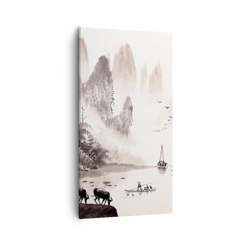 Tablou pe pânză - Viața exotică de zi cu zi a Estului - 55x100 cm
