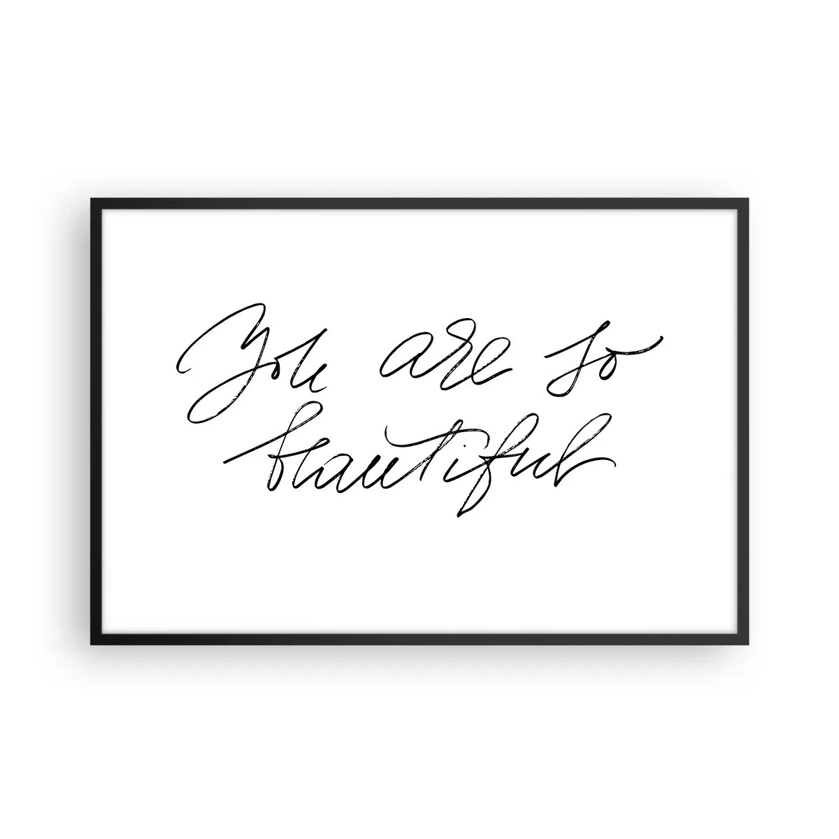 Poster în ramă neagră - Serios, crede-mă... - 91x61 cm