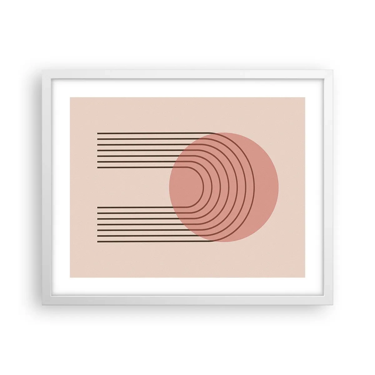 Poster în ramă albă - Atracție irezistibilă - 50x40 cm