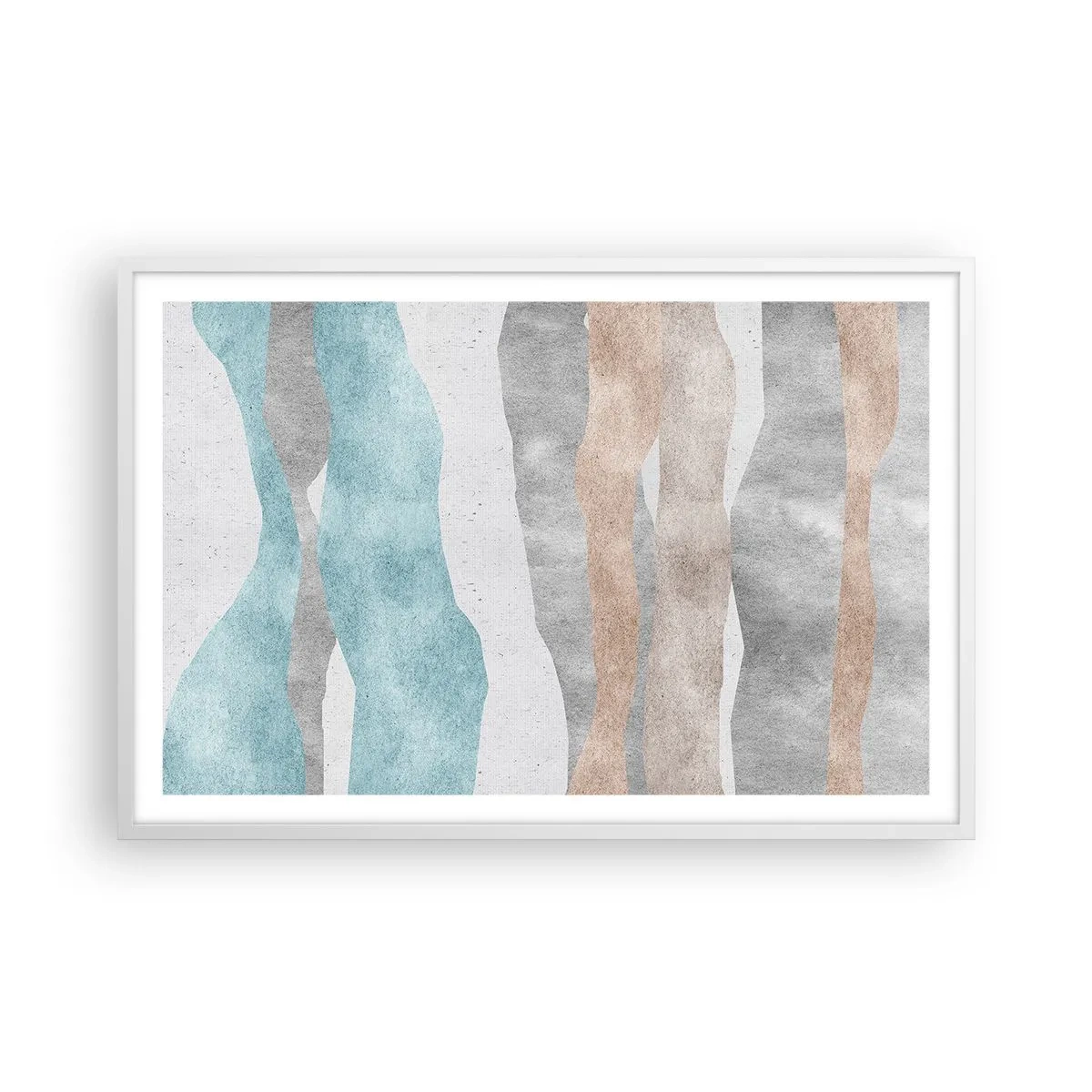 Poster în ramă albă - Studiu de proximitate - 91x61 cm