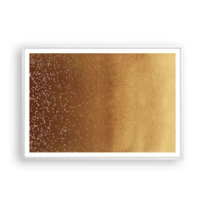 Poster în ramă albă - Nașterea luminii - 100x70 cm