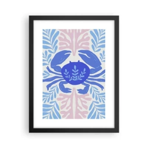 Poster în ramă neagră - Ca o floare de mare - 30x40 cm