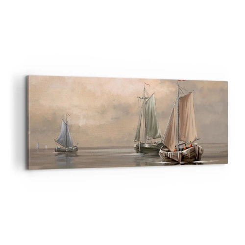 Tablou pe pânză - Întoarcerea marinarilor - 100x40 cm