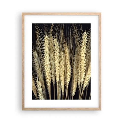 Poster în ramă de stejar deschis - Magie rustică - 40x50 cm