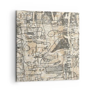 Tablou pe pânză - Așteaptă să fie descifrat - 50x50 cm