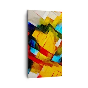 Tablou pe pânză - Sandviș multicolor - 45x80 cm