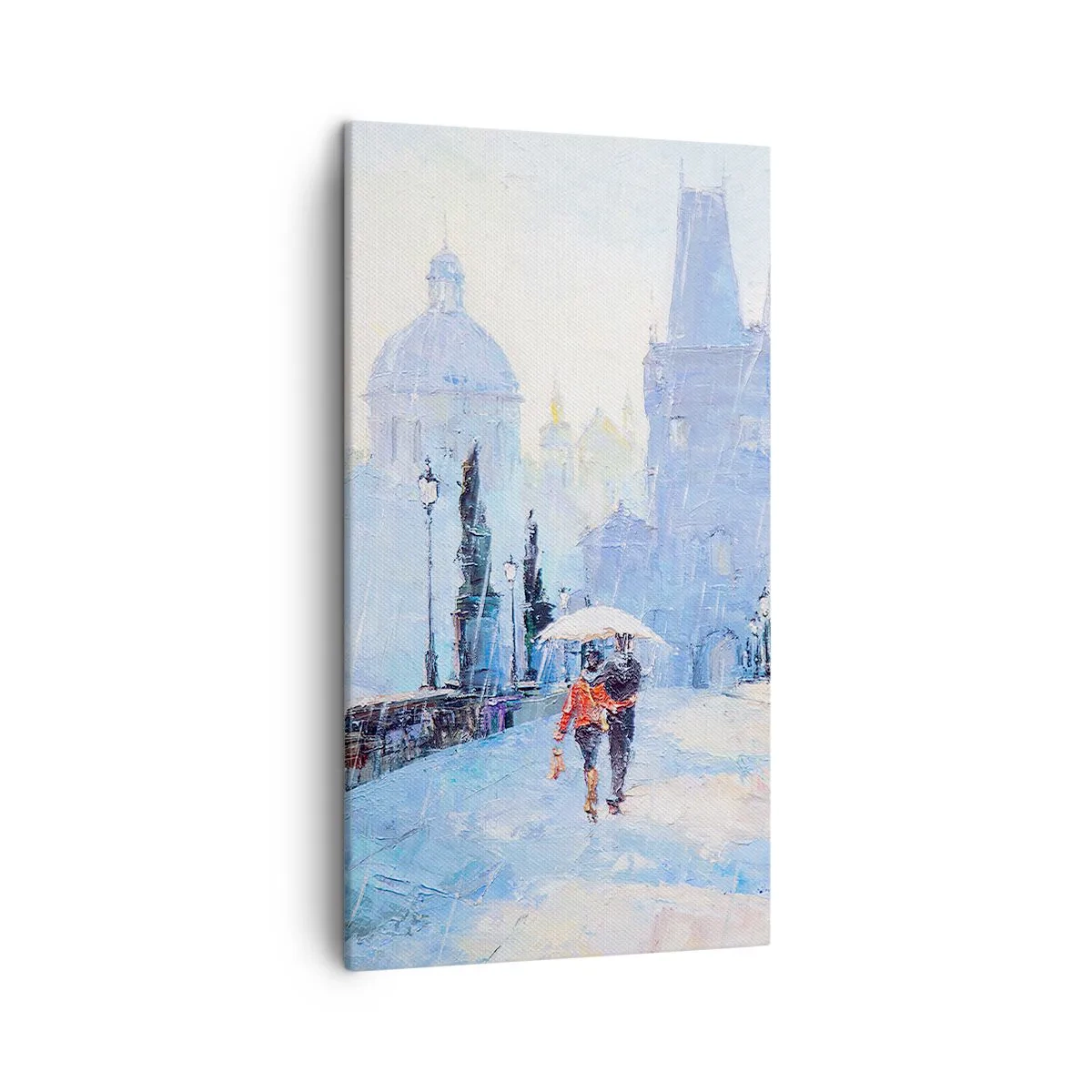 Tablou pe pânză - Probabil că am fost vrăjiți de ploaie - 45x80 cm