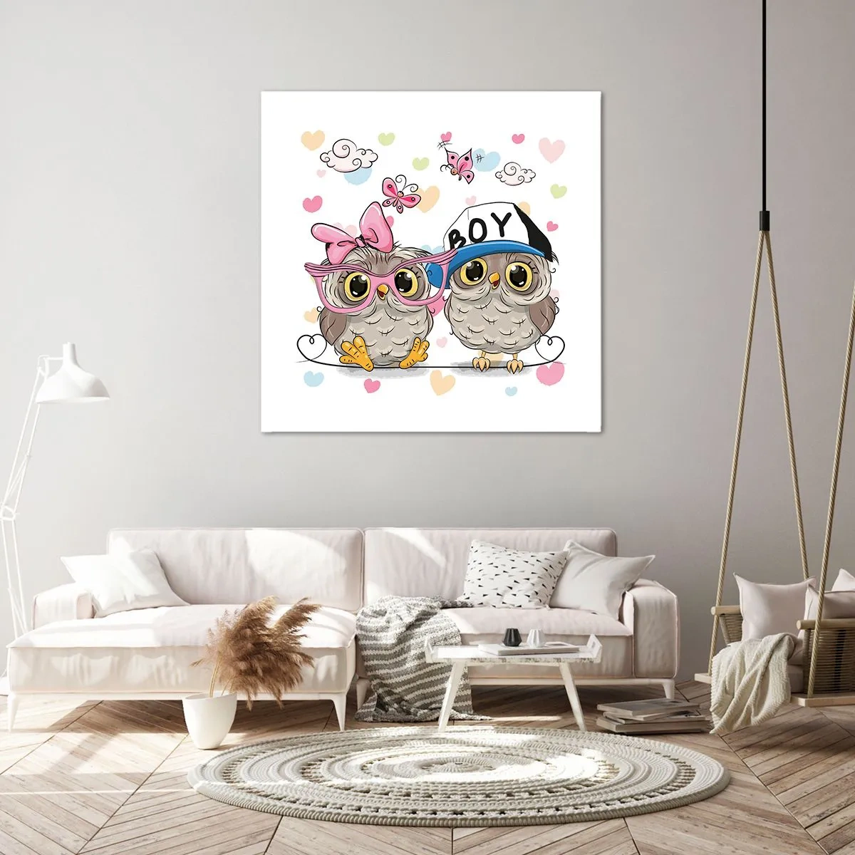 Tablou pe pânză - Să ne iubim! - 40x40 cm