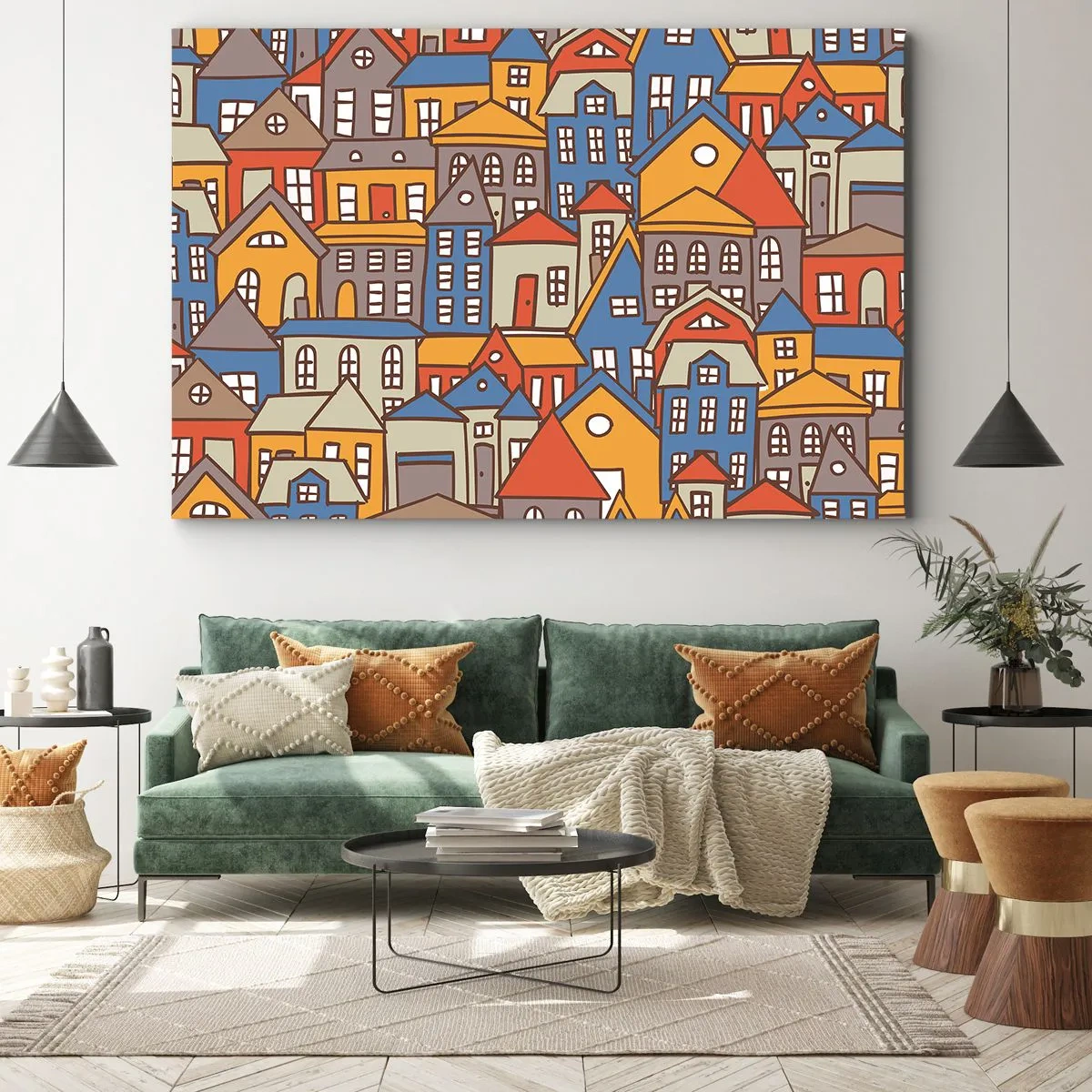 Tablou pe pânză - În spatele casei - 120x80 cm