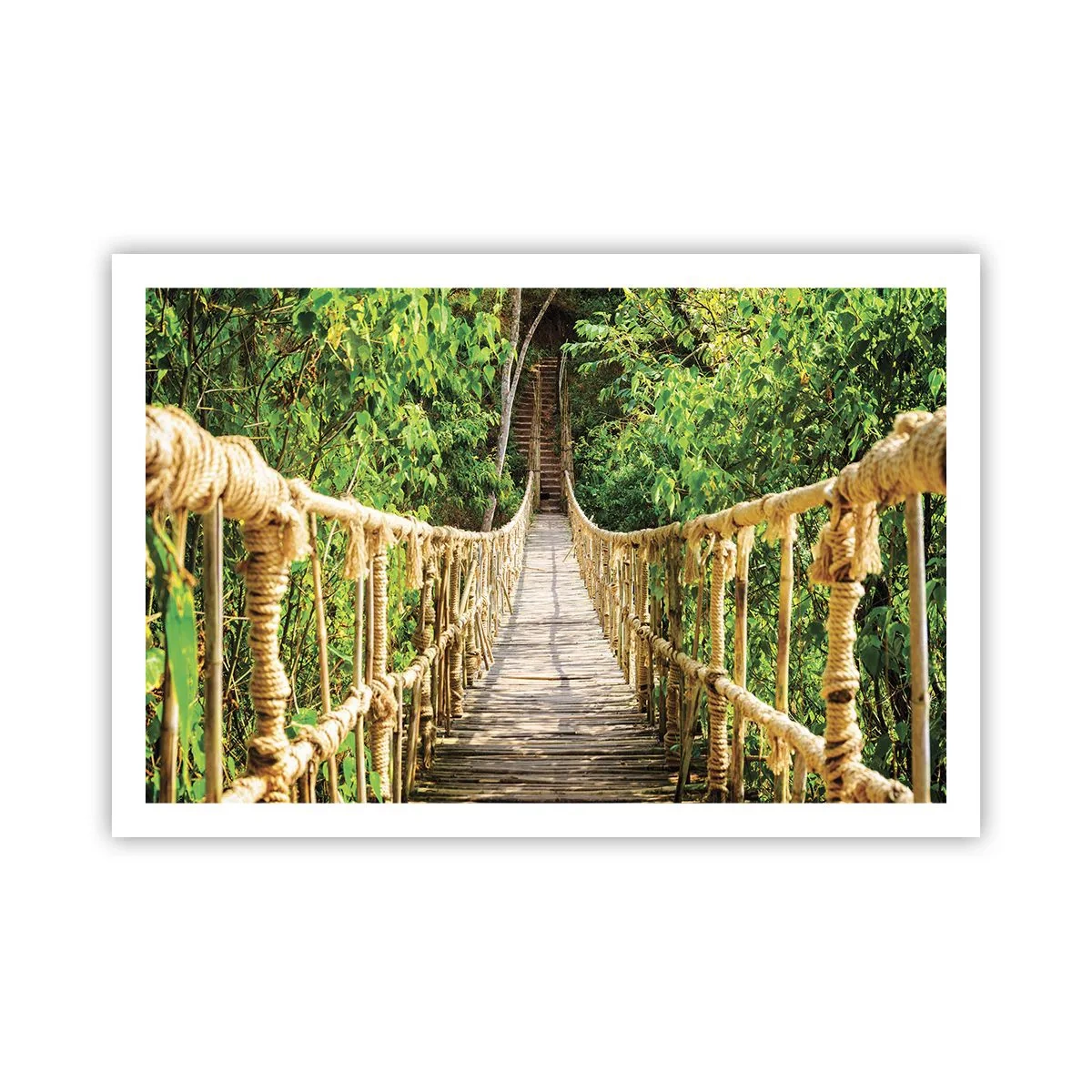Poster - Suspendat în verde - 91x61 cm