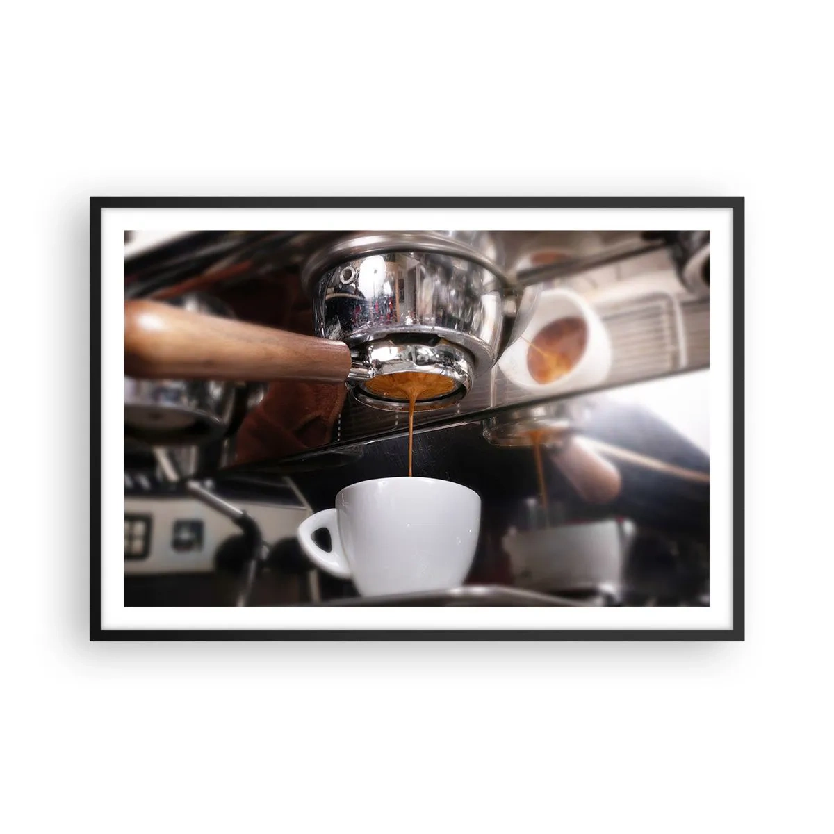 Poster în ramă neagră - Cel mai bun moment al zilei - 91x61 cm