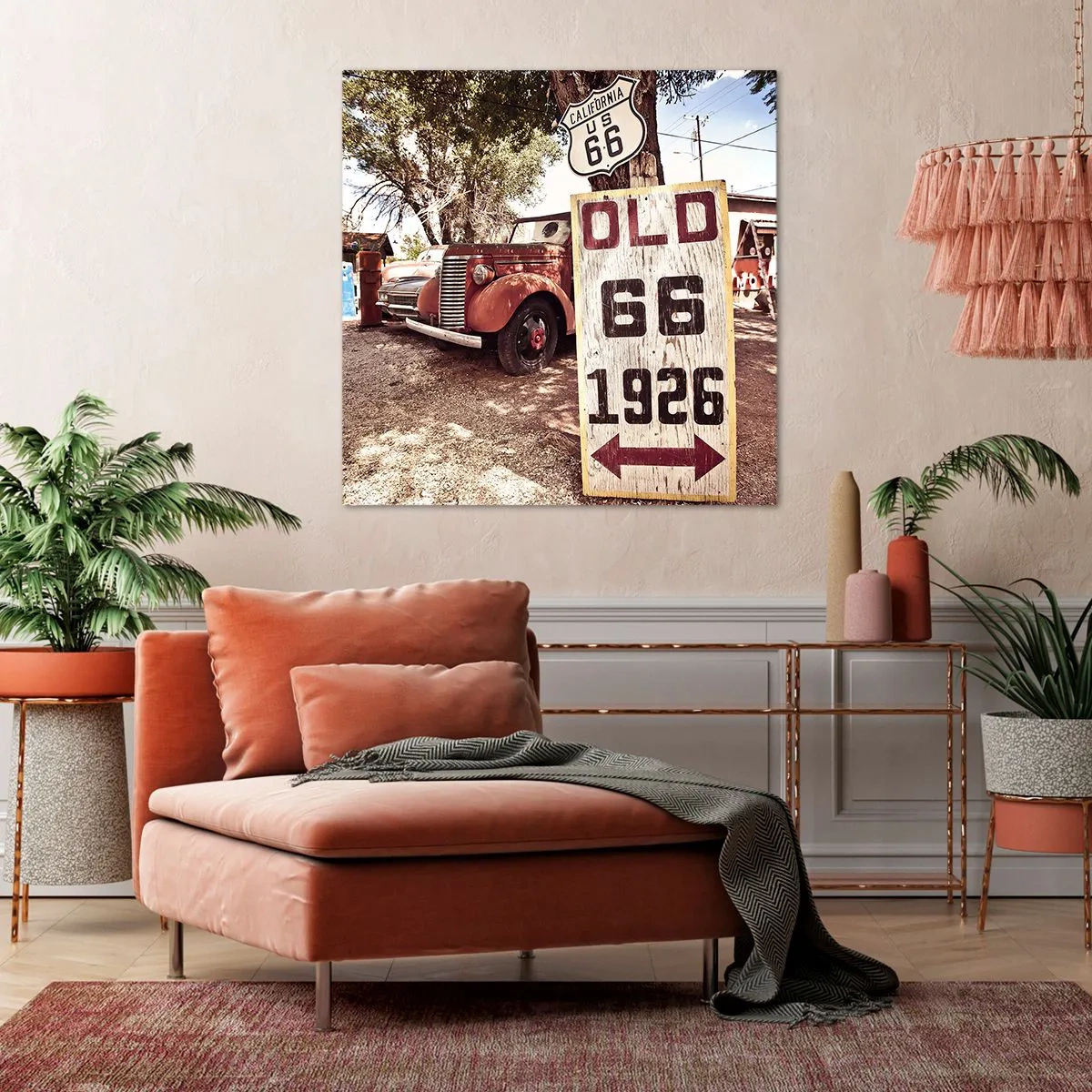 Tablou pe pânză - O legendă provincială americană - 60x60 cm