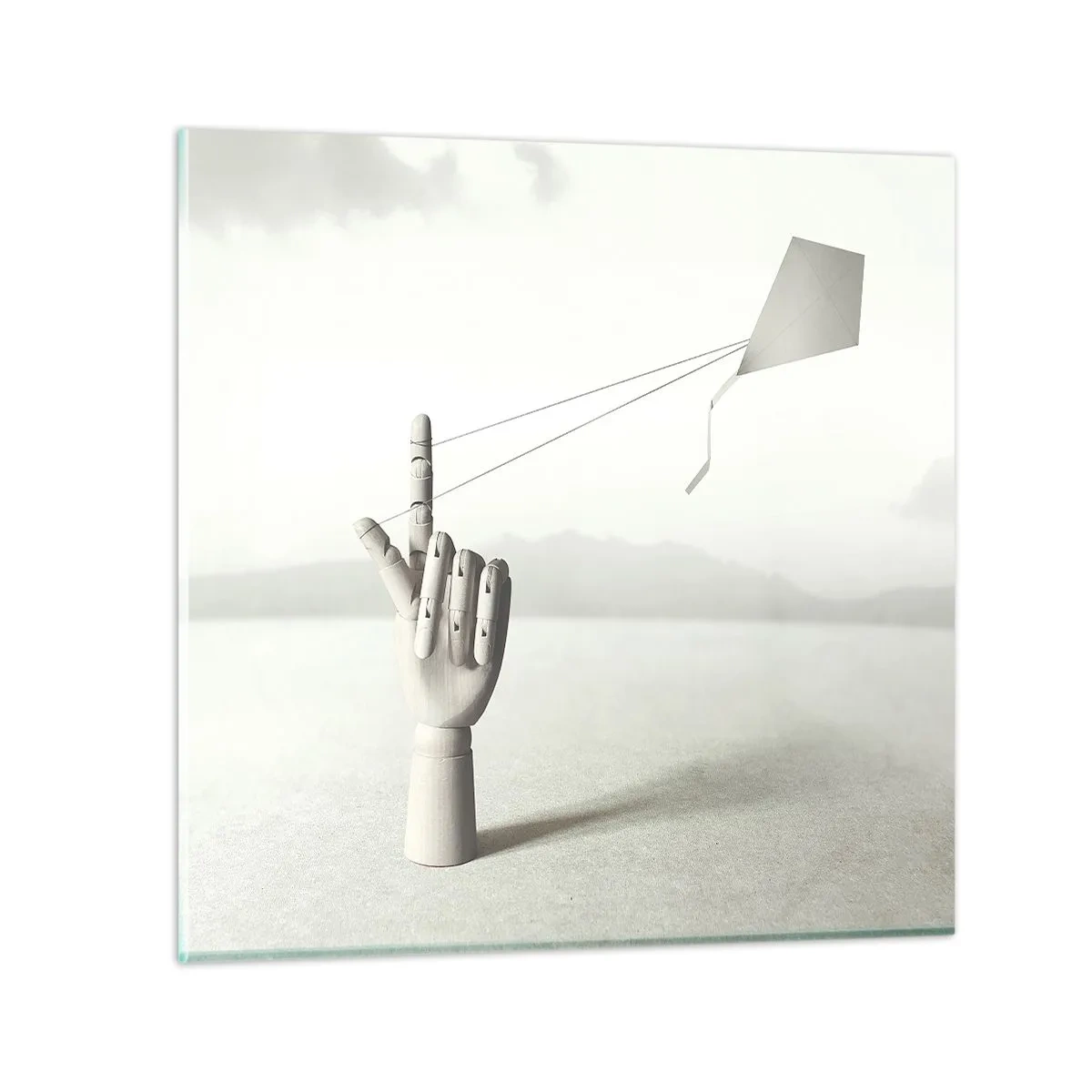 Tablou pe sticlă - Încercare de forță - 30x30 cm