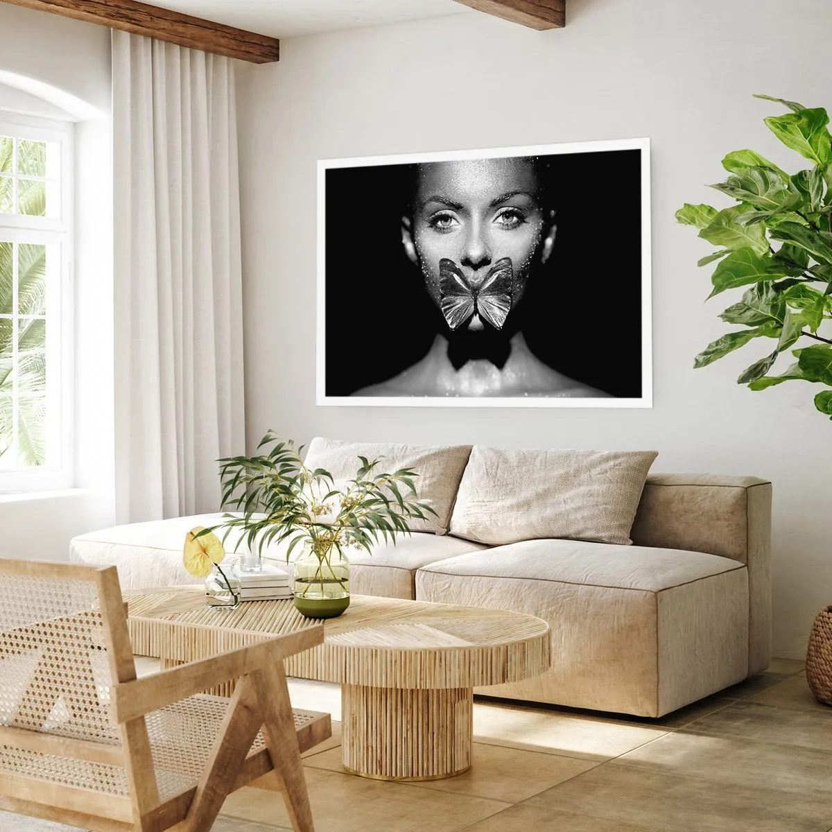 Poster - Sărut de fluture - 50x40 cm