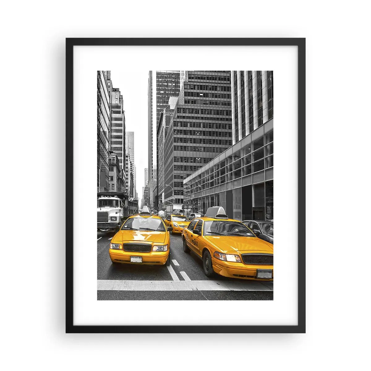 Poster în ramă neagră - Noi suntem cei care colorăm orașul - 40x50 cm