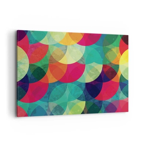 Tablou pe pânză - Să intrăm în curcubeu - 100x70 cm