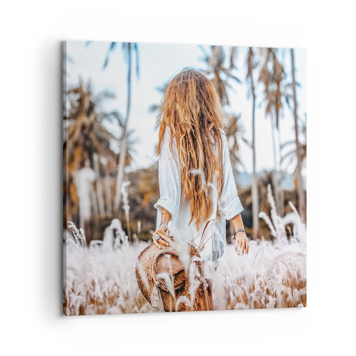 Tablou pe pânză - Născută din puful de iarbă - 60x60 cm