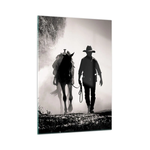 Tablou pe sticlă - Texas de dimineața - 50x70 cm