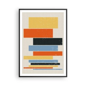 Poster în ramă neagră - Înregistrare muzicală - 70x100 cm