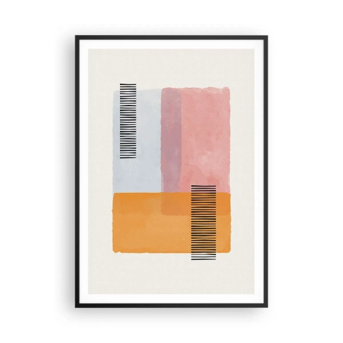 Poster în ramă neagră - Din colț în colț - 70x100 cm