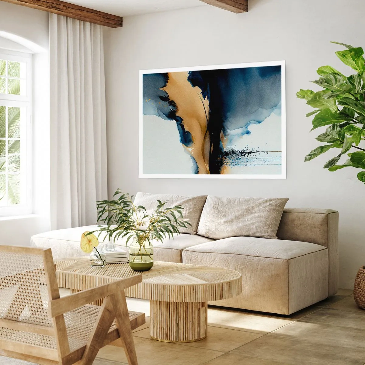 Poster - În spatele cortinei - 40x30 cm