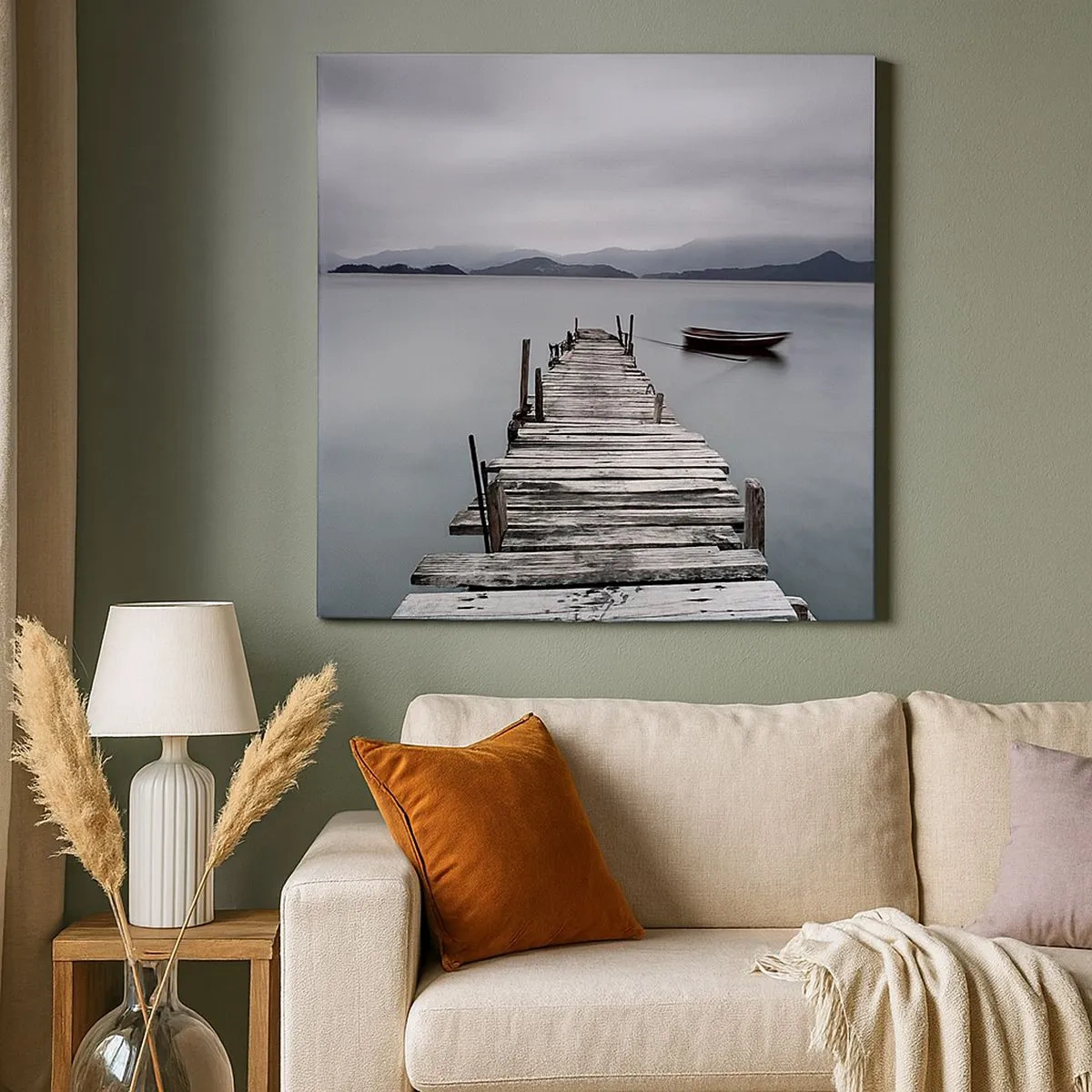 Tablou pe pânză - Poți pleca mâine - 30x30 cm