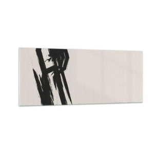 Tablou pe sticlă - Un impuls de neoprit - 100x40 cm