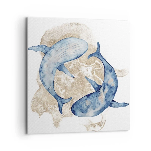 Tablou pe pânză - Prietenie sau iubire? - 50x50 cm