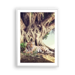 Poster în ramă albă - O perspectivă din Geneză - 50x70 cm