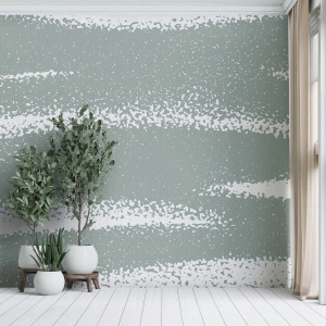 Tapet Premium Sand - Abstracție în stil de iarnă - Abstracția, Luminos, Minimalism - 350x256 cm