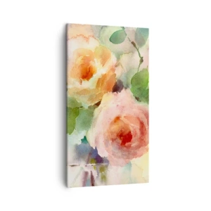 Tablou pe pânză - Delicat ca o acuarelă - 45x80 cm