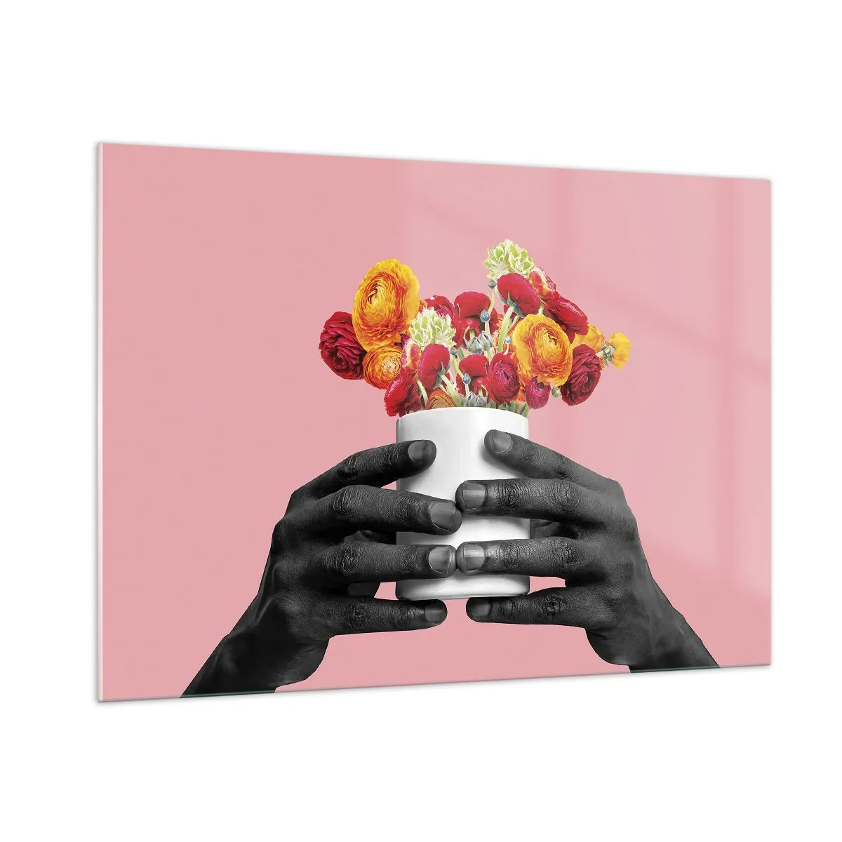 Tablou pe sticlă - Apoteoza vieții - 100x70 cm