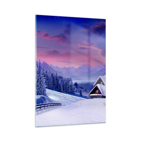 Tablou pe sticlă - Noapte liniștită - 50x70 cm