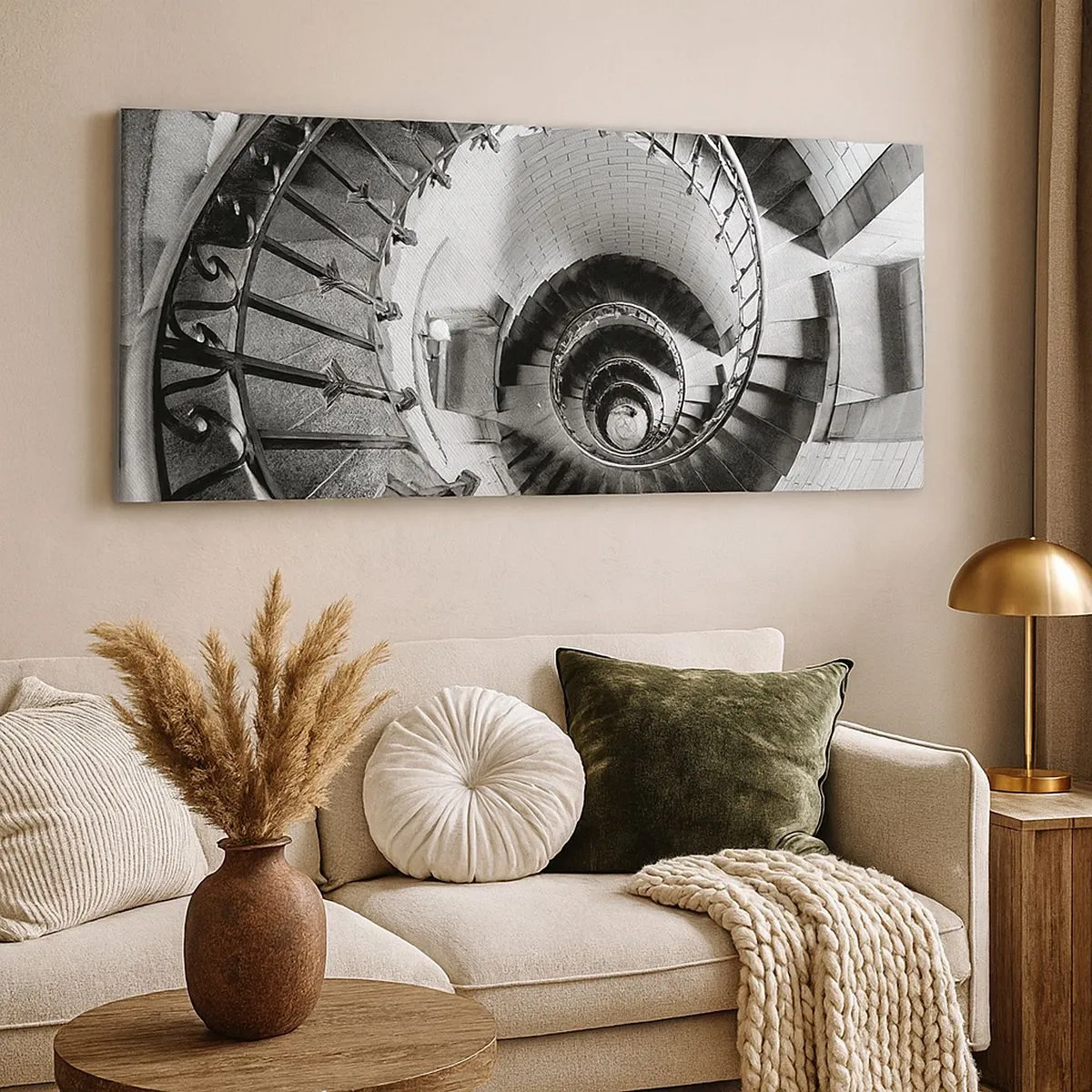 Tablou pe pânză - Din ce în ce mai sus - 100x40 cm