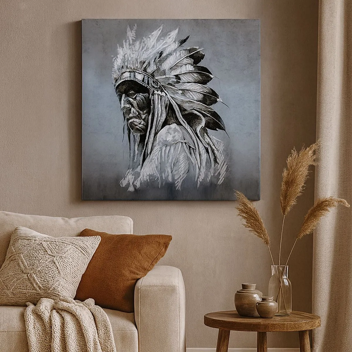 Tablou pe pânză - Înapoi la rădăcini - 30x30 cm