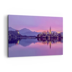 Tablou pe pânză - Insulă de basm la apus  - 100x70 cm