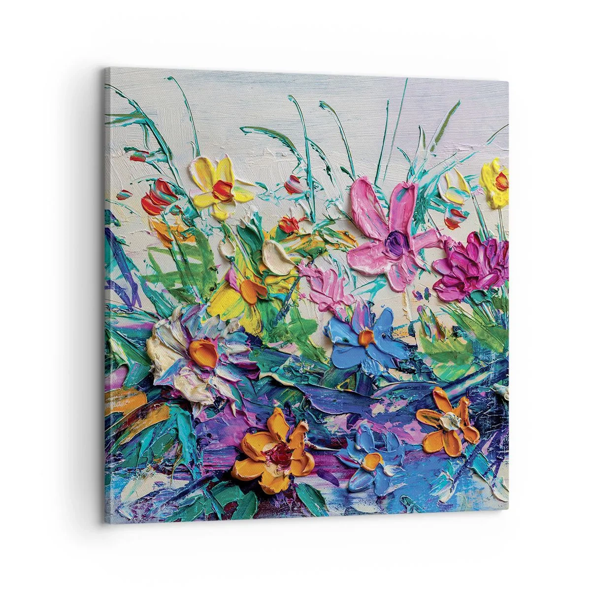 Tablou pe pânză - Nu este deloc o natură moartă - 60x60 cm