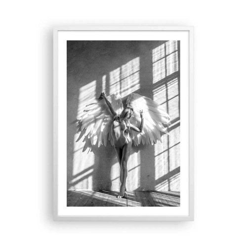 Poster în ramă albă - Direct din cer - 50x70 cm