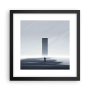 Poster în ramă neagră - Oportunitate sau amenințare? - 30x30 cm