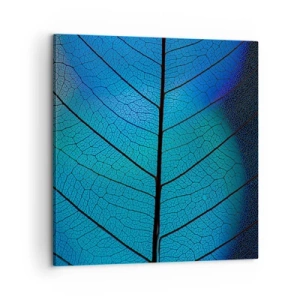 Tablou pe pânză - Construcție de finețe - 60x60 cm