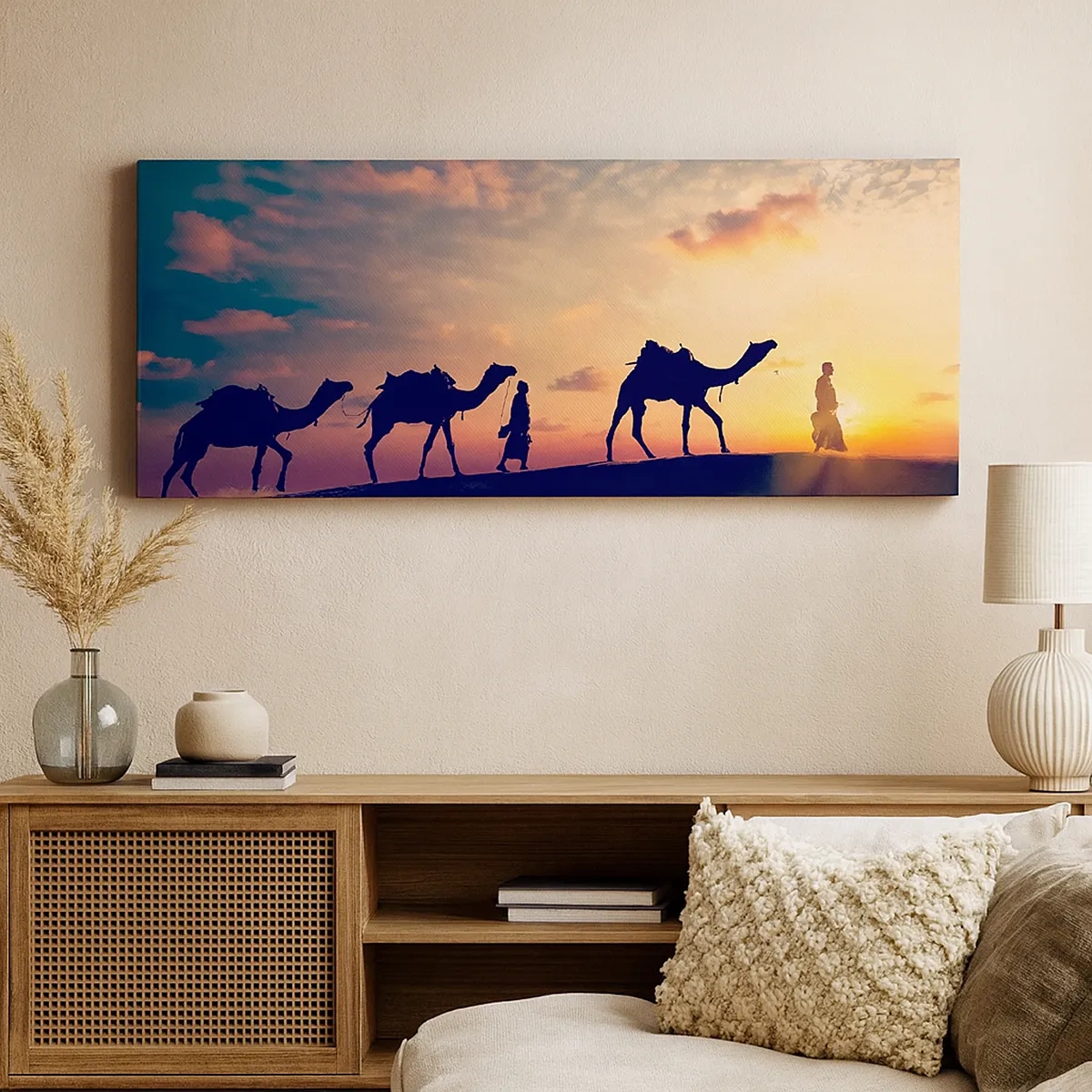 Tablou pe pânză - Spiritul misterios al Orientului - 30x30 cm