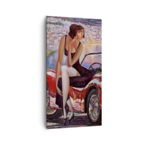 Tablou pe pânză - Vară? Doar pe Riviera - 55x100 cm