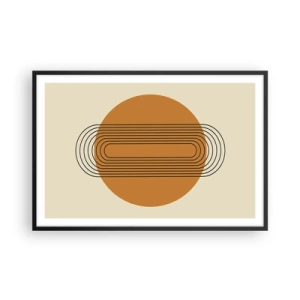 Poster în ramă neagră - Planul perfect - 91x61 cm