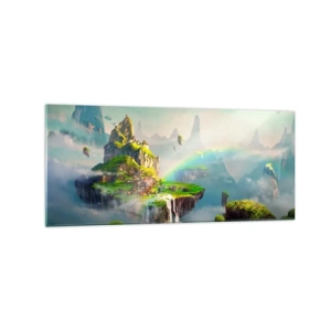 Tablou pe sticlă - Insule fericite - 120x50 cm