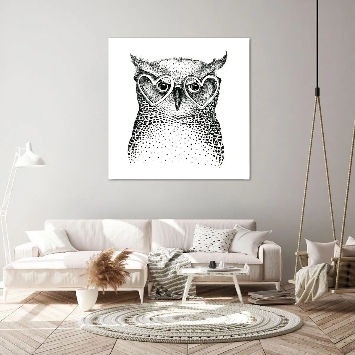 Tablou pe pânză - Cu înțelepciune și dragoste - 70x70 cm