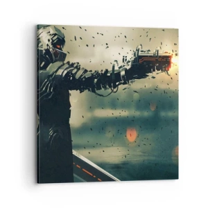 Tablou pe pânză - Armă letală - propriul tău Terminator - 70x70 cm