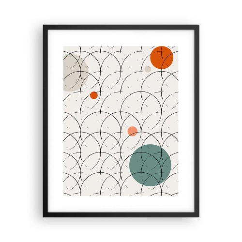 Poster în ramă neagră - În spiritul pop-art - 40x50 cm