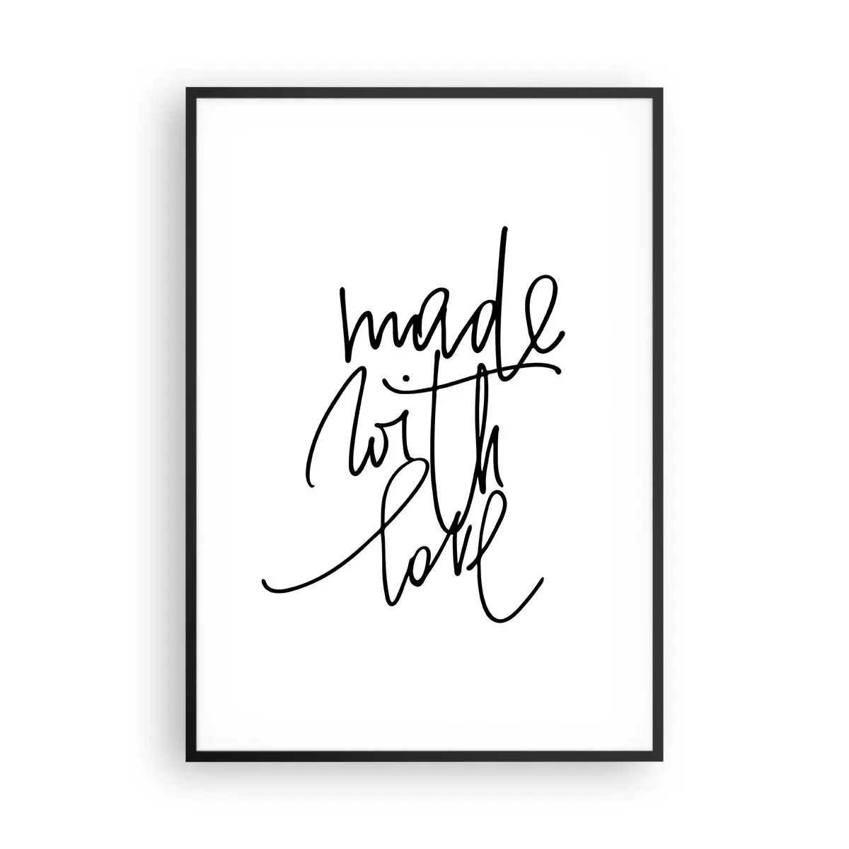 Poster în ramă neagră - Cel mai bun brand - 70x100 cm